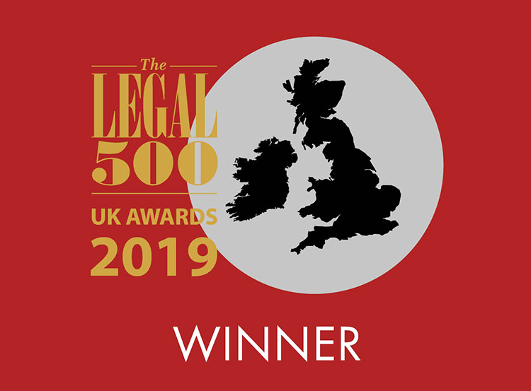 ERSKINE NAMED INSOLVENCY SET OF THE YEAR BY THE LEGAL 500 UK AWARDS 2019
