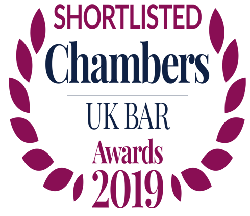 BEN GRIFFITHS SHORTLISTED FOR 'COMPANY/INSOLVENCY JUNIOR OF THE YEAR' BY CHAMBERS BAR AWARDS 2019