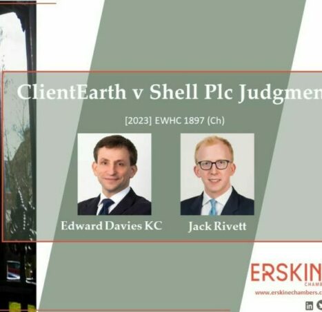 Photo of ClientEarth v Shell plc [2023] EWHC 1897 (Ch)
