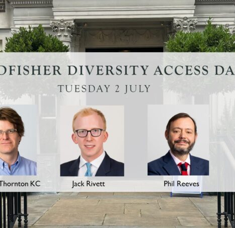 Photo of Erskine Chambers Participating in the Fieldfisher Diversity Access day