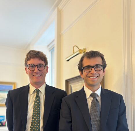 Photo of Erskine Chambers welcomes Nicholas White & Alastair Ahamed.