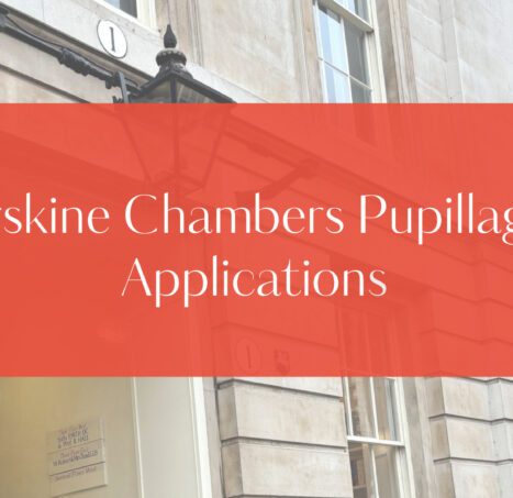 Photo of Applications for pupillage at Erskine Chambers commencing in September/October 2026 now open.