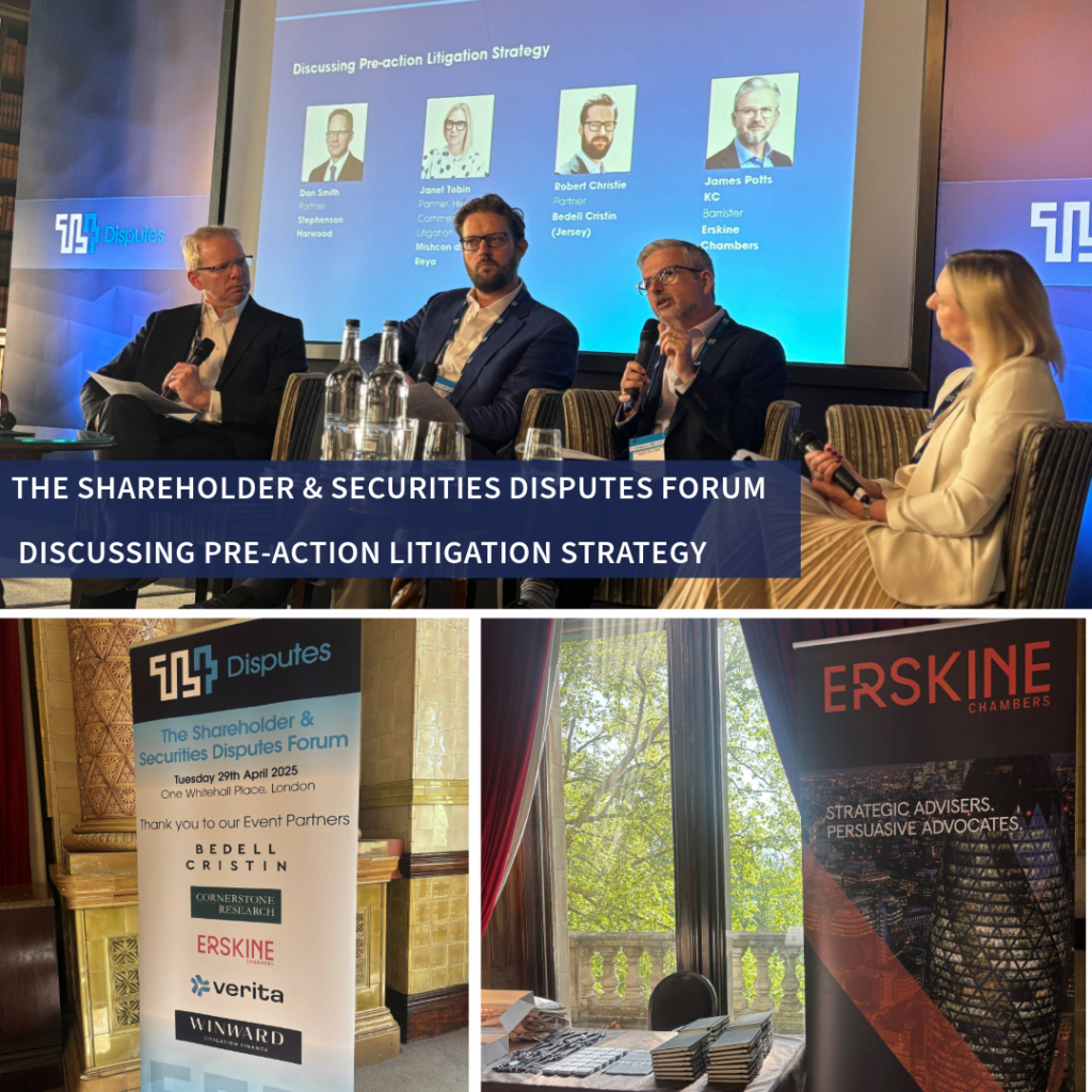 James Potts KC was pleased to take part in a panel session at The ...