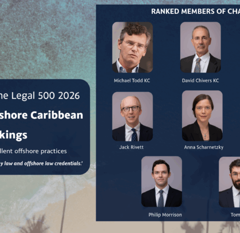 Photo of Erskine Chambers is delighted to be ranked in the Legal 500 English Bar Offshore Caribbean Guide (Commercial Dispute).