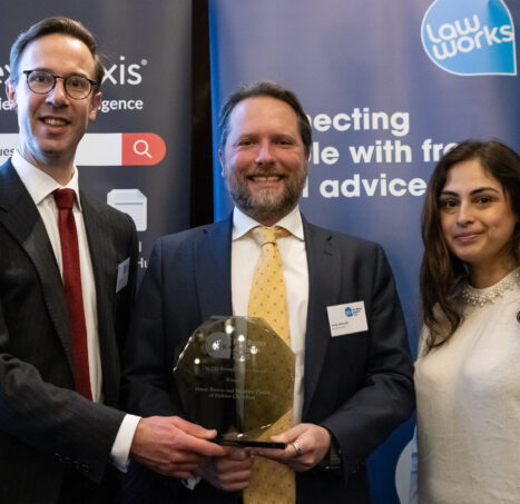 Photo of Mayer Brown and Matthew Parfitt win 2025 LawWorks Pro Bono Connect Award